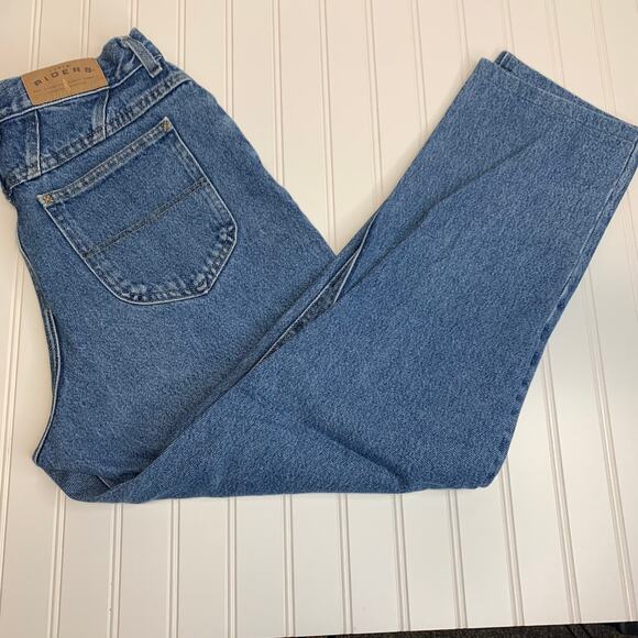 Vintage Lee Riders High Waisted Jeans Blue 31" Waist - Picture 1 of 7